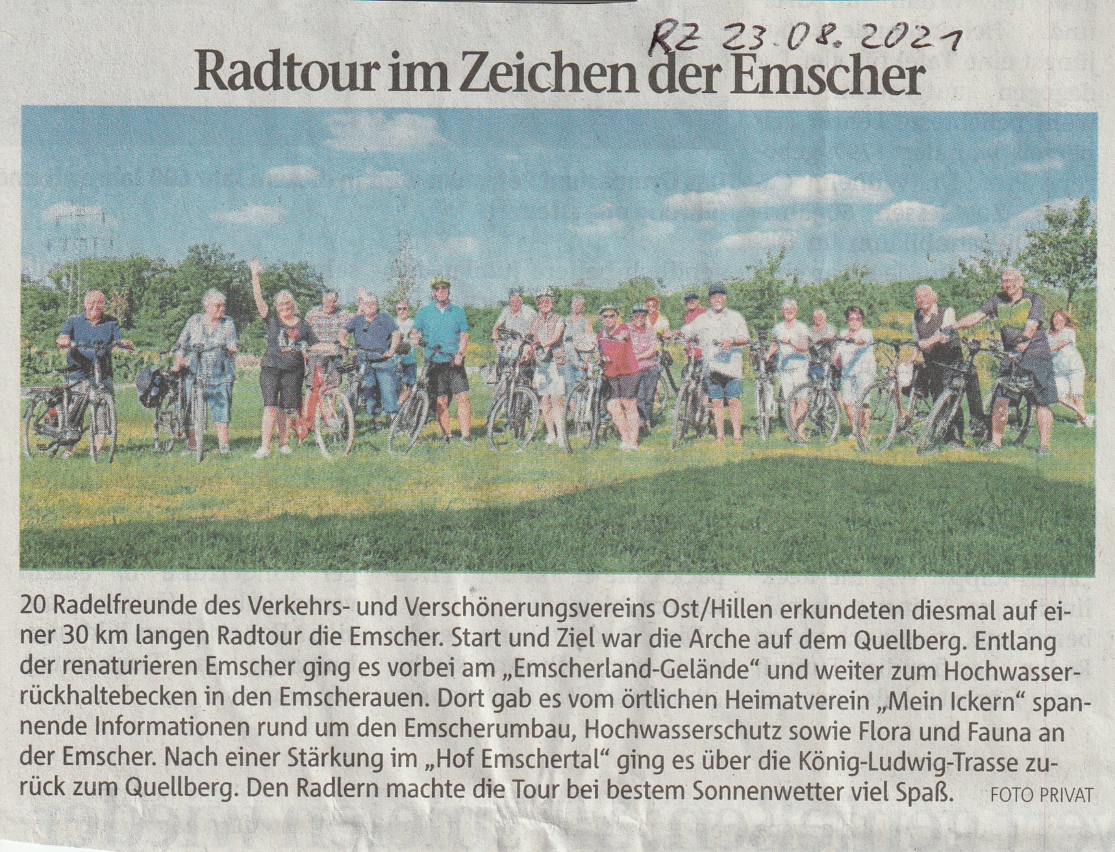 RZ-Bericht vom 23.08.2021