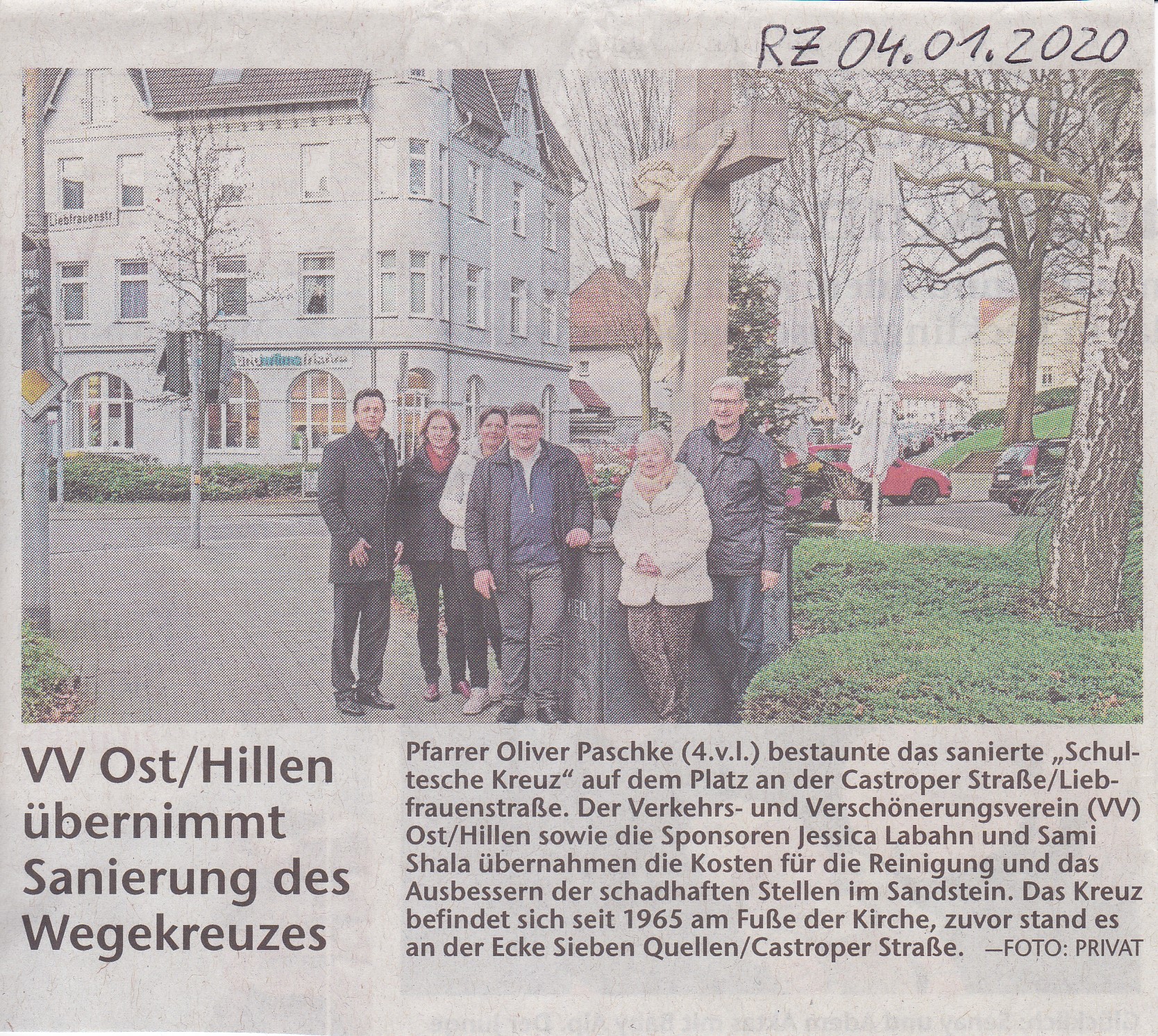 RZ Bericht 04.01.2020 über die Kreuzsanierung
